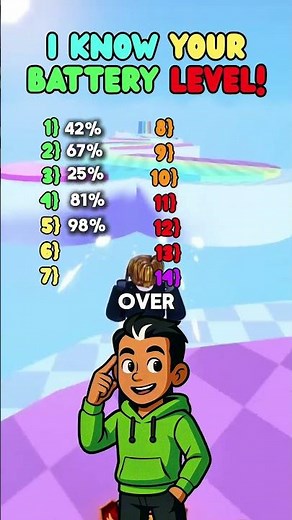 IF I GUESS YOUR BATTERY, YOU’RE OUT! 🔋⚡#roblox