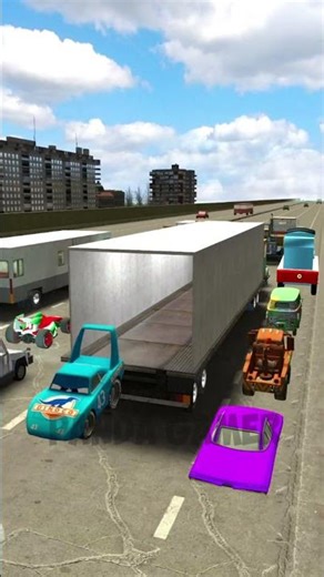 ALL SIZE CARS LIGHTNING MCQUEEN TEAM TRUCK RIDE FREEWAY Garry's Mod