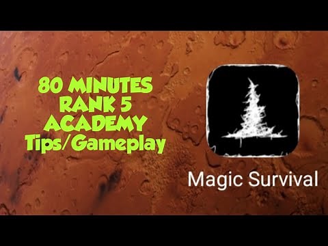 Magic Survival Best build? | V0.796? | 80 mins Academy | rank 5 | guide/gameplay