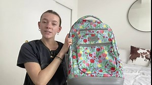 J World Sundance Laptop Rolling Backpack for Girls Boys. Roller Bookbag with Wheels, Argyle Black