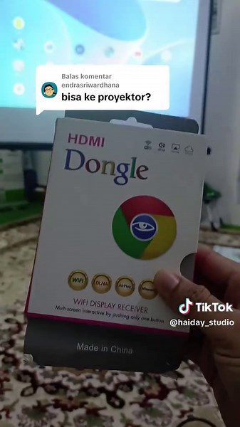 Infinix Xpad Terhubung dengan Proyektor EPSON