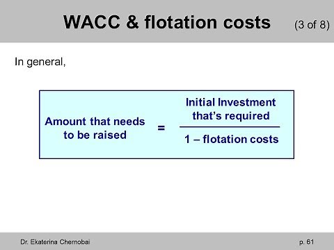 (15 of 17) Ch.14 - Flotation costs & effect on Net Present Value (NPV): explained
