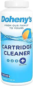 Doheny's Pool Cartridge Filter Cleaner | 100% Professional-Grade | Remove Dirt, Soap, Grease And Film To Clean All Cartridge Elements | For Convenient And Easy Cleaning |