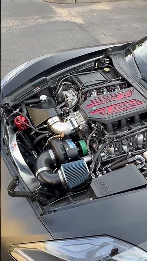 F1A procharged C7 z06 we are finishing up. #corvette #c7z06 #procharger