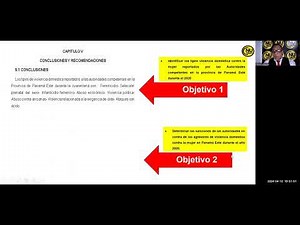 Como elaborar las Conclusiones y recomendaciones