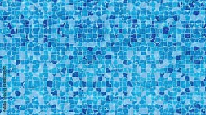 Swimming pool animated water wave. Water Caustic Background. animated water wave.