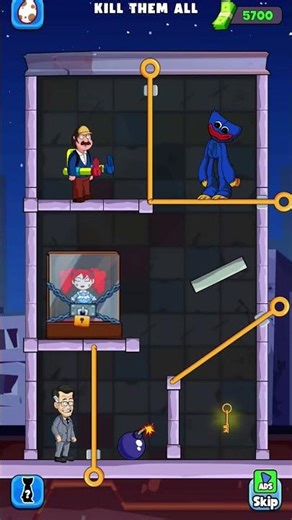 huggy wuggy pin - poppy play time chapter 2 😨 dangerous #shorts #huggywuggy #gaming #youtubeshorts