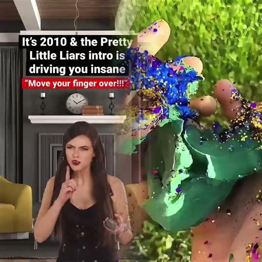 #millennials everywhere ranted about the lack of symmetry in the Pretty Little Liars intro! #2000s