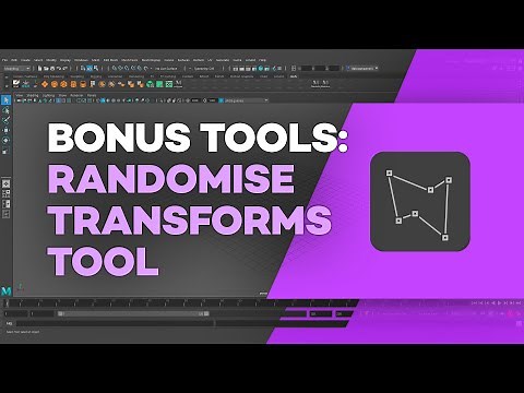 Maya's Randomize Transforms Bonus Tool
