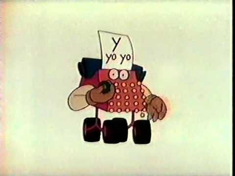 Classic Sesame Street animation - Y for yo-yo