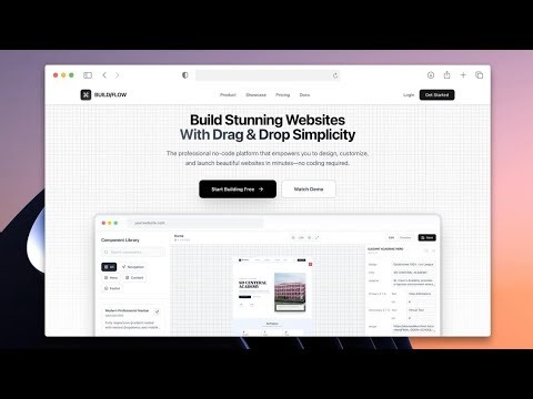 MyBuildFlow – Drag & Drop Website Builder | No Code Platform | Full Stack SaaS Project