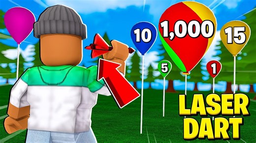 I bought a $3,000,000 dart and popped the biggest balloon in the world (Roblox)