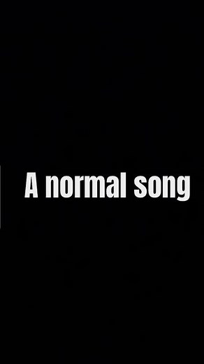 Normal song