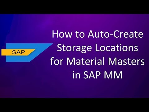 How to Auto Create Storage Locations for Materials in SAP MM