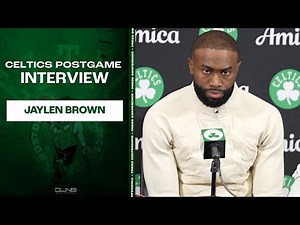 Jaylen Brown Postgame Interview | Celtics Lakers