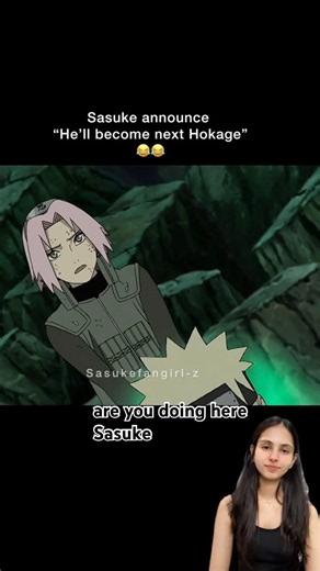 Sasuke becoming hokage😂