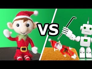 Needle Felting an Elf on the shelf Vs AI
