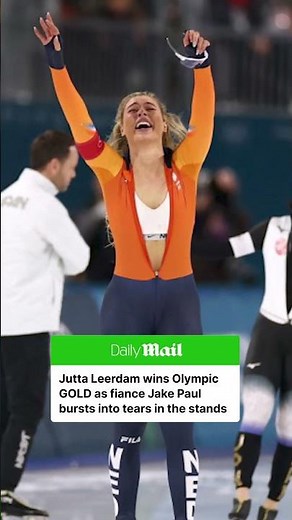 Dutch speed skating star Jutta Leerdam claimed gold with a stunning Olympic record at Milan Cortina,