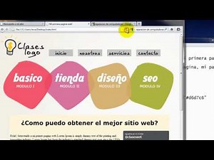 How to create a complete web page in HTML - 6