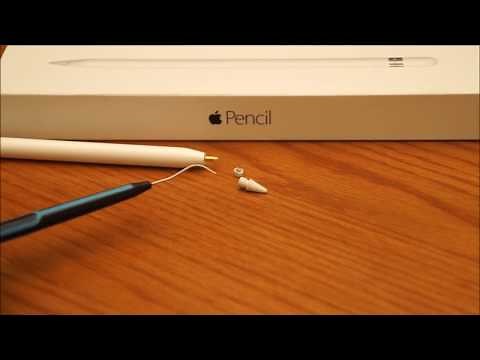 Fixing broken Apple Pencil tip - cracked off inside pencil