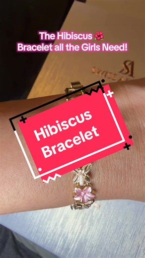 Stylish Hibiscus Flower Bracelet for Every Girl