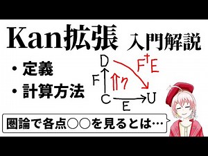 [Category Theory] Kan Extension: Definition and Calculation Method [The First Step to All Concepts]