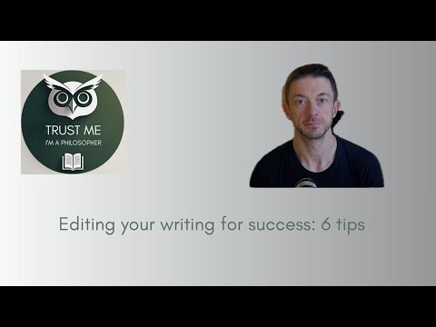 Editing for success: 6 tips
