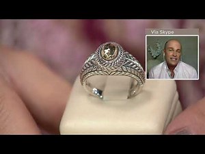 JAI Sterling Silver & 14K Gold Basketweave Ring on QVC