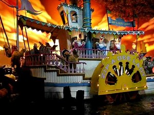 Stuck on Splash Mountain at the Grand Finale Scene Walt Disney World Magic Kingdom