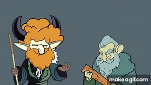 Animated spellbook D&D 5E Shillelagh! on Make a GIF