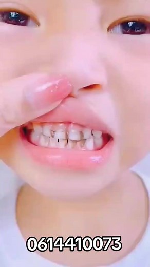 Children's Toothbrushing with Fun Cartoon Toothbrush