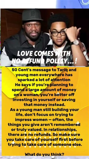 No Refund Policy in Love – 50 Cent’s Advice for Young Men #50cent #news #shortvideo