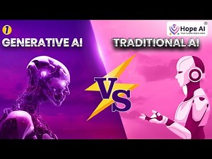 Traditional AI vs Generative AI | clearly explained in tamil #hopeai #ai #genai #datascience