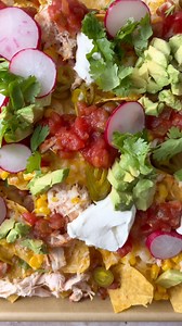 When you’re in the mood for nachos, you can whip them up in just 20 minutes – and even sneak in a bunch of veggies! Weeknight Rotisserie Chicken & Loaded Veggie Nachos feature a rich, hearty base of chips, chicken, cheese and pinto beans with the delicious contrast of sweet corn and spicy jalapenos. Radishes, avocado, salsa and sour cream and cilantro make for a refreshing topping. Enjoy as an easy lunch or dinner – or while hosting game day and other festivities. Get the nachos recipe: https://