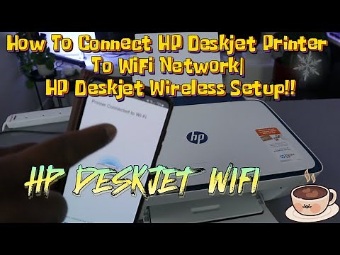 How To Connect HP Deskjet Printer To WIFI Network| HP Deskjet Wireless Setup!!