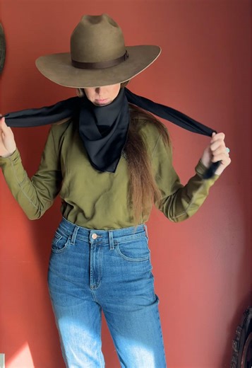 Good layers make the world go round 🤠 #wranglinrags #cowgirlstyle #fyp #wildrags #bornprimitiveoutdoor