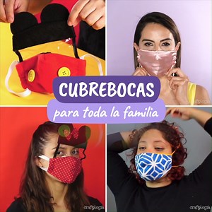 ¡Prepárate para volver al SEMÁFORO VERDE con estos CUBREBOCAS fáciles de hacer en casa! ✨ | Craftología