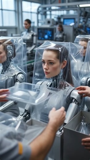 The Future of AI in Action" #robat #humanoidrobot #tech #shorts