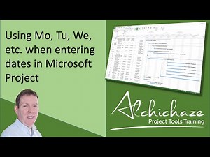 How to Use Day Abbreviations in Microsoft Project | Auto-Add Dates Feature
