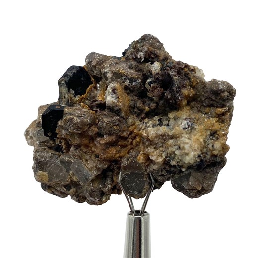 Aegirine Crystals With Calcite , Mineral Specimen Collection , ( 24 Grams , 47 X 34 X 15 Mm ) - Etsy