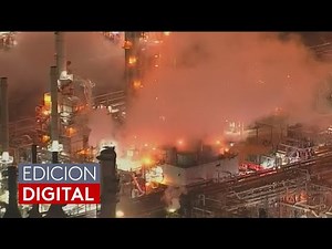 "They felt a huge explosion": Exxon Mobil plant fire injures three in Texas