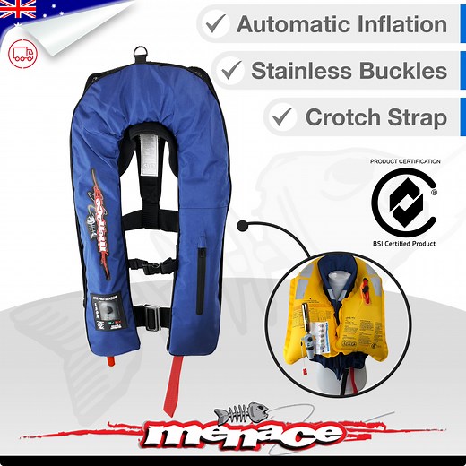 ADULT AUTOMATIC Inflatable Life Jacket PFD Type 1 Yoke LifeJackets Level 150N