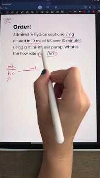 Nursing Dosage Calculations Practice #FutureRN