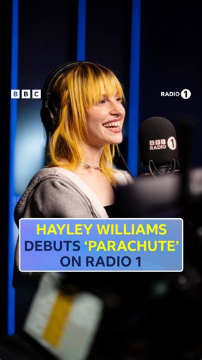 bells on Instagram: "new video of #HayleyWilliams at the BBC Radio 1 studios in London for the release of “Parachute,” the 18th single from her third studio album, Ego Death at a Bachelorette Party! 📸 bbcradio1"