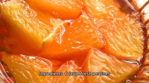 Peach crumble recipe