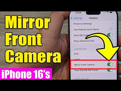 iPhone 16/16 Pro Max: How to Enable/Disable MIRROR FRONT CAMERA