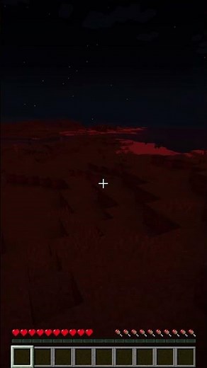 minecraft but the blood moon is here