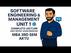 Software Engineering and Management (IT) Unit 1 | Complete Lecture | MBA 3rd Sem AKTU | Easy Notes