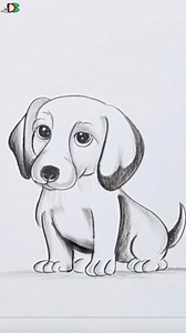 Easy pencil sketch. Cute dog #drawing #PencilSketch | Drawing Book