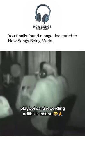 how songs being made on Instagram: "Playboi Carti recorded adlibs during sessions for “Magnolia,” released in April 2017, shaping his signature vocal style. In the studio, his raw voice, repeated phrases, and spontaneous energy became instruments themselves. The focus was less on lyrics and more on feel, cadence, and natural vocal expression. Magnolia became a breakout hit, peaking on the Billboard Hot 100 and defining Carti’s early career. The song’s adlib driven performance influenced modern t